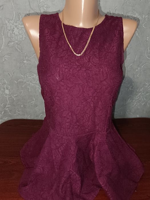 Блуза з юбкою  рюші