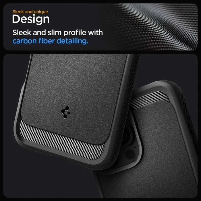 Чехол Spigen Rugged Armor MagFit для iPhone 16 Pro Max Matte Black