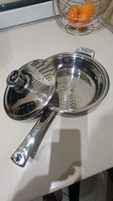 Patelnia 24cm z pokrywką HOFFMAYER