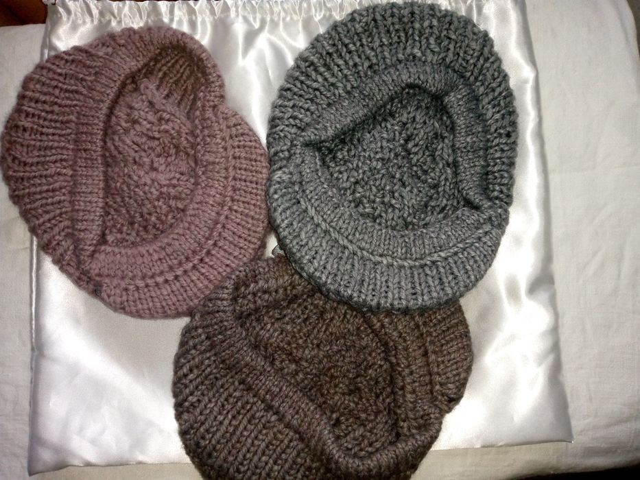 Кепка зимова  в'язана