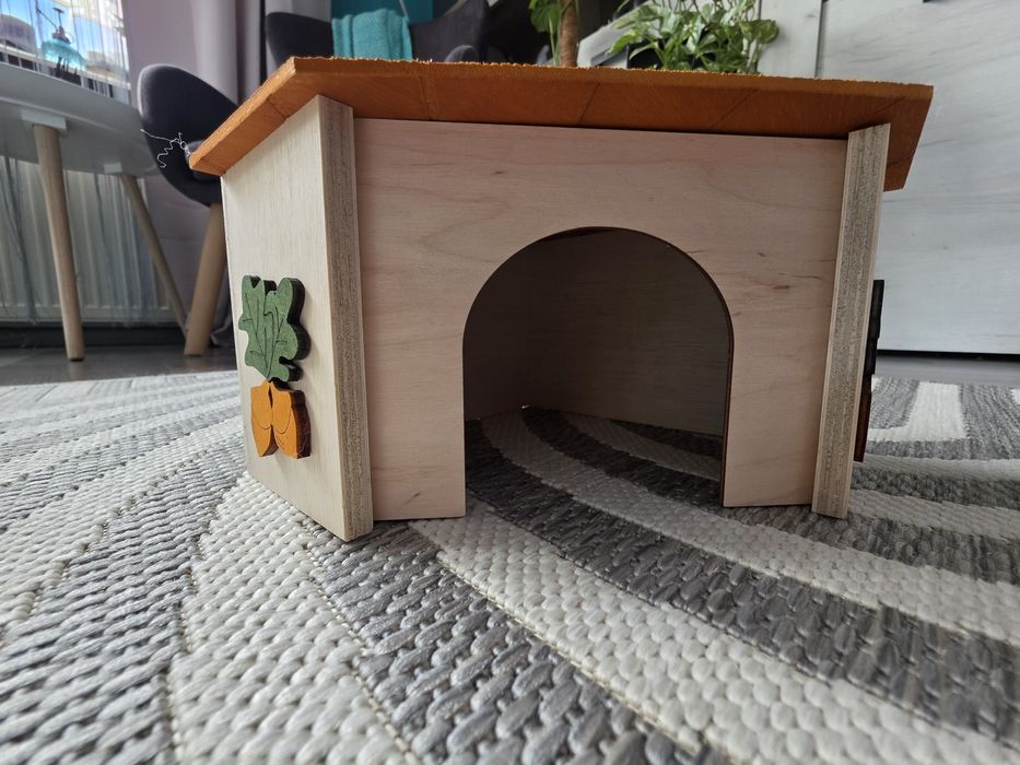 Domek dla gryzoni drewniany