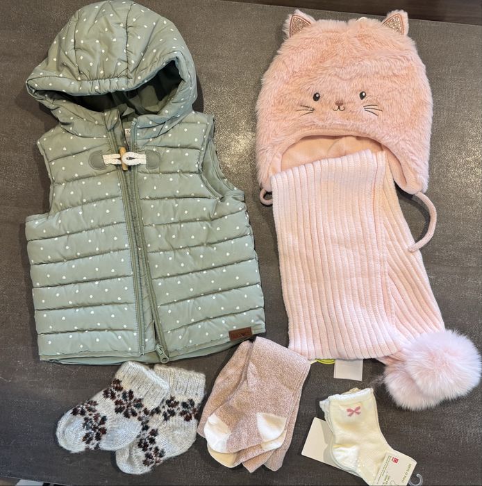 Лот весняних речей на дівчинку h&m