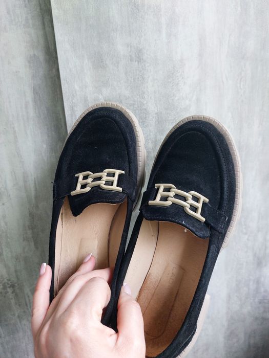 Туфлі чорні замшеві 37розмір