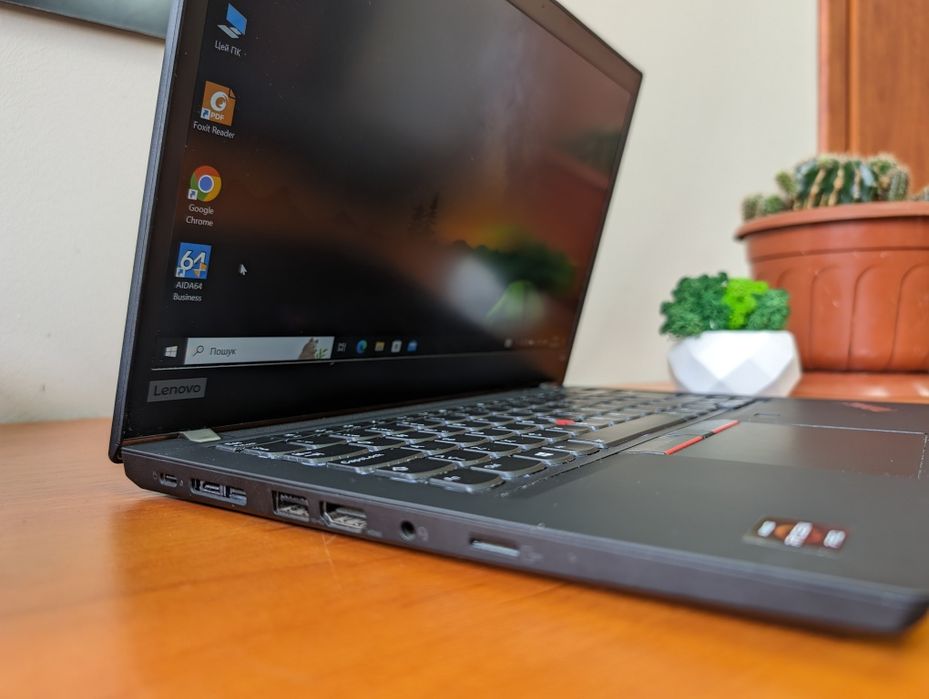 Ноутбук Lenovo ThinkPad T495/14/FHD/Ryzen5 Pro/16/512.Стан 5+