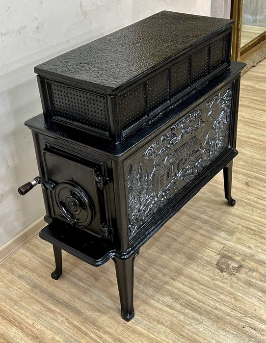 Чавунна дровʼяна піч. Обігрів.ПічКамін.