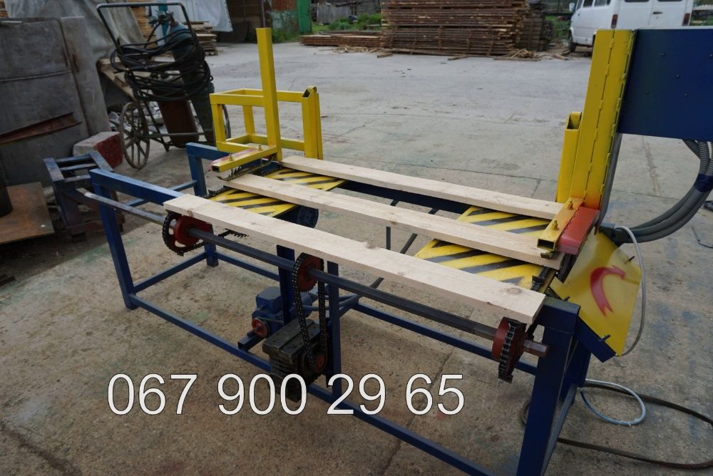 Палетна торцовка, маятникова торцовка, пилорама, багатопил, заточне