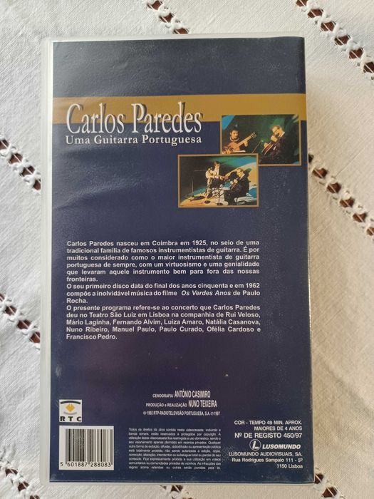 Carlos Paredes Ao Vivo no Teatro São Luís