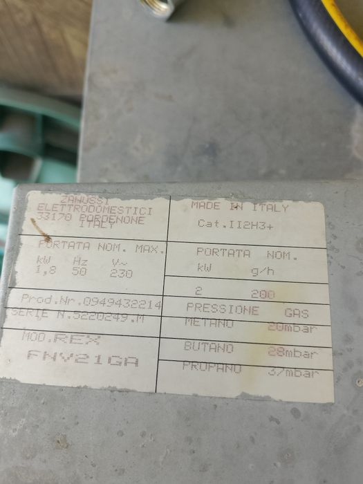 Вбудована газова духовка REX