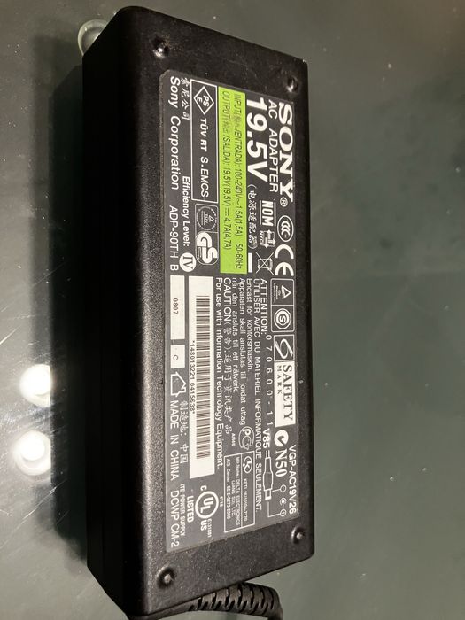 Alimentador sony vaio vgp-ac19v26