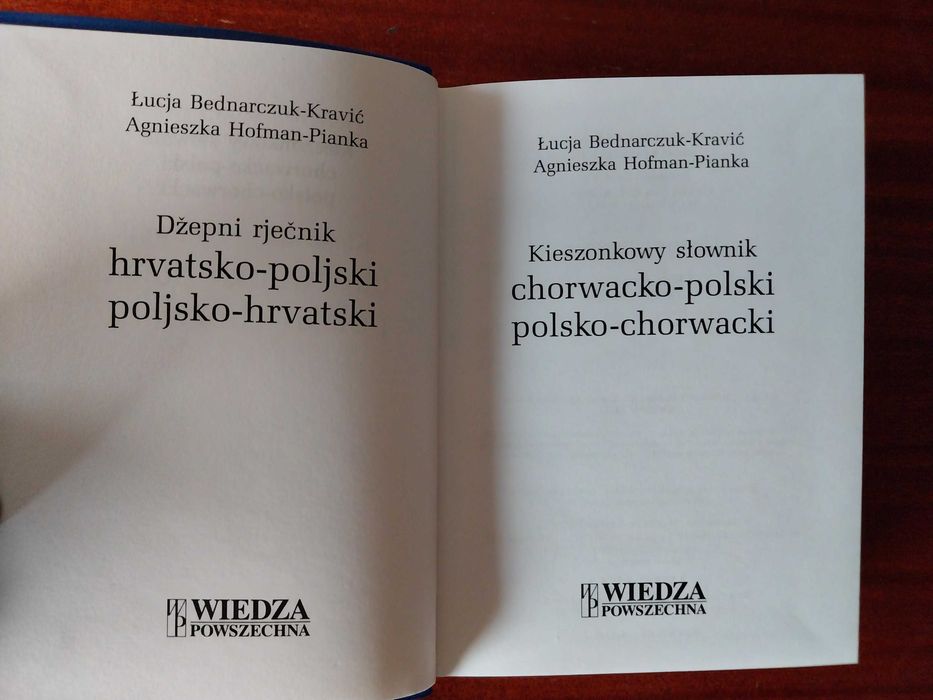 Kieszonkowy słownik chorwacko - polski, polsko - chorwacki