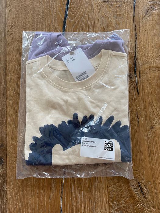 2 t-shirty nowe H&M 104