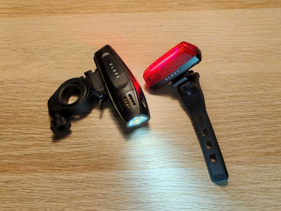 ELOPS Luzes LED de Bicicleta Frente e Trás ST 920 USB (Conjunto)