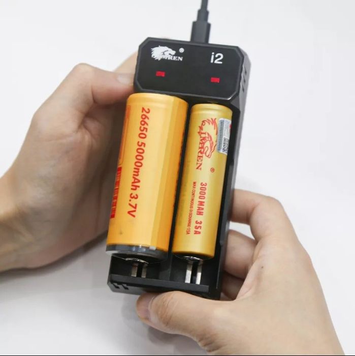 Универсальное зарядное usb type-c для 18650 21700 li-ion Ni-Mh