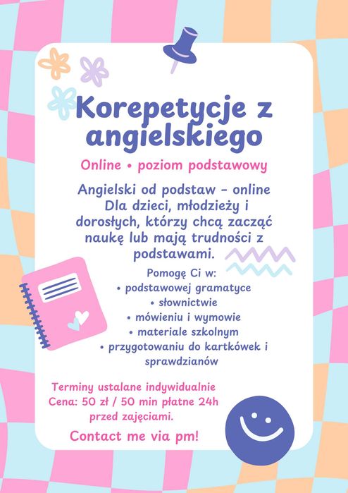 ANGIELSKI ONLINE – Korepetycje od podstaw