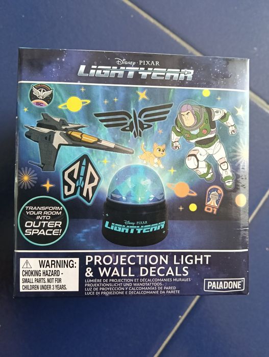 Luz projetor com autocolantes Buzz Lightyear