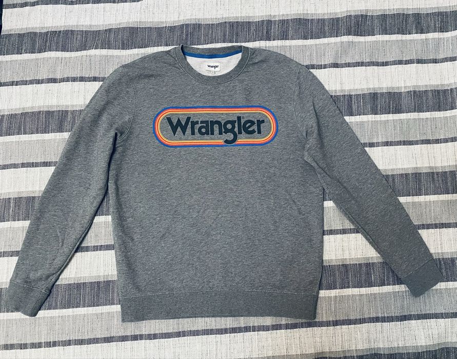 Джемпер сірого кольору вільного крою wrangler