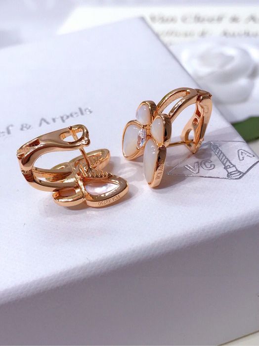 Сережки серьги Van Cleef Ван Клиф бабочки