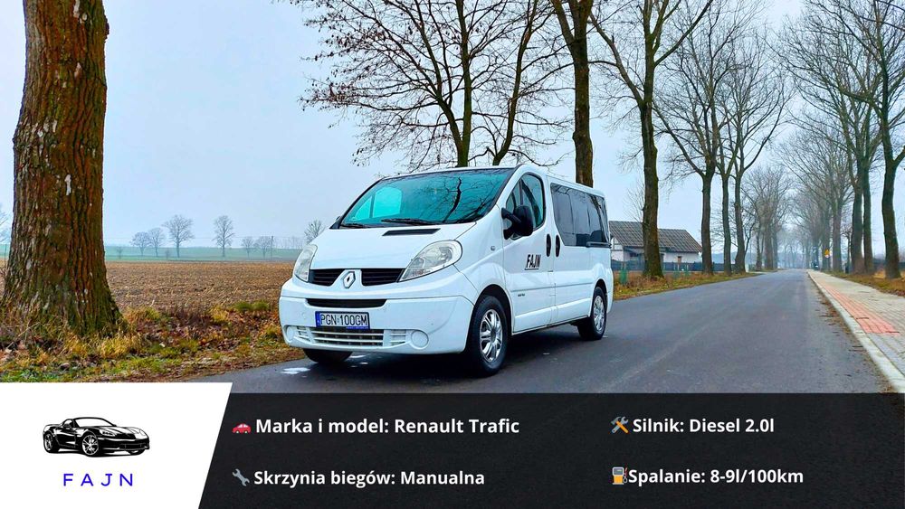 Wynajem Samochodów 9-osobowych, Kaucja tylko 100! – FAJN Wypożyczalnia