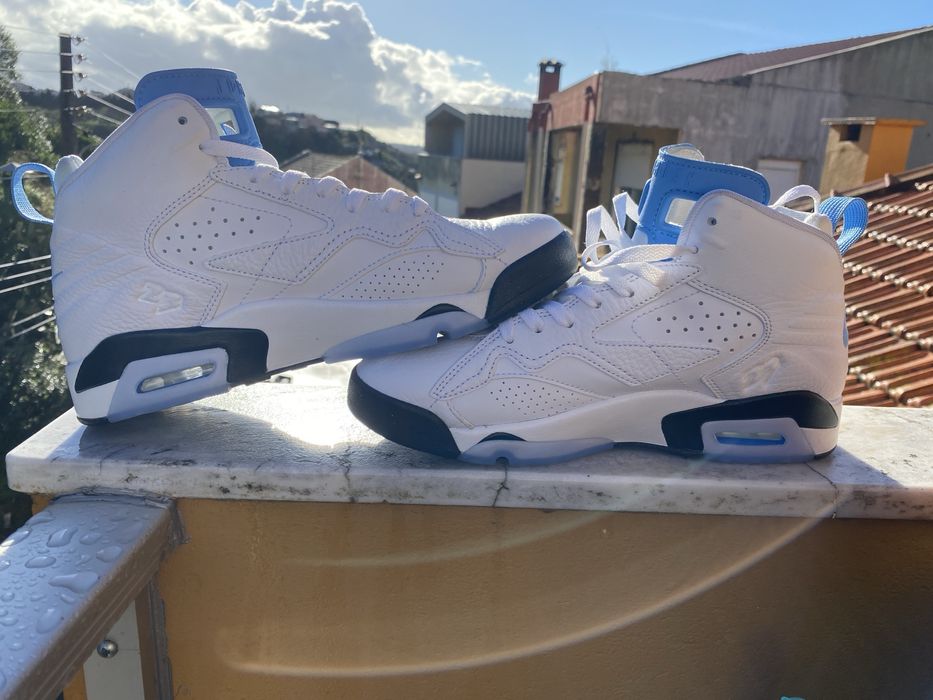 Jordan Jumpman MVP branco e azul n°41