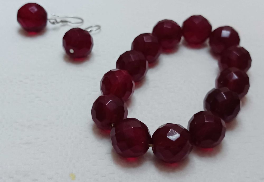 conjunto brincos e pulseira