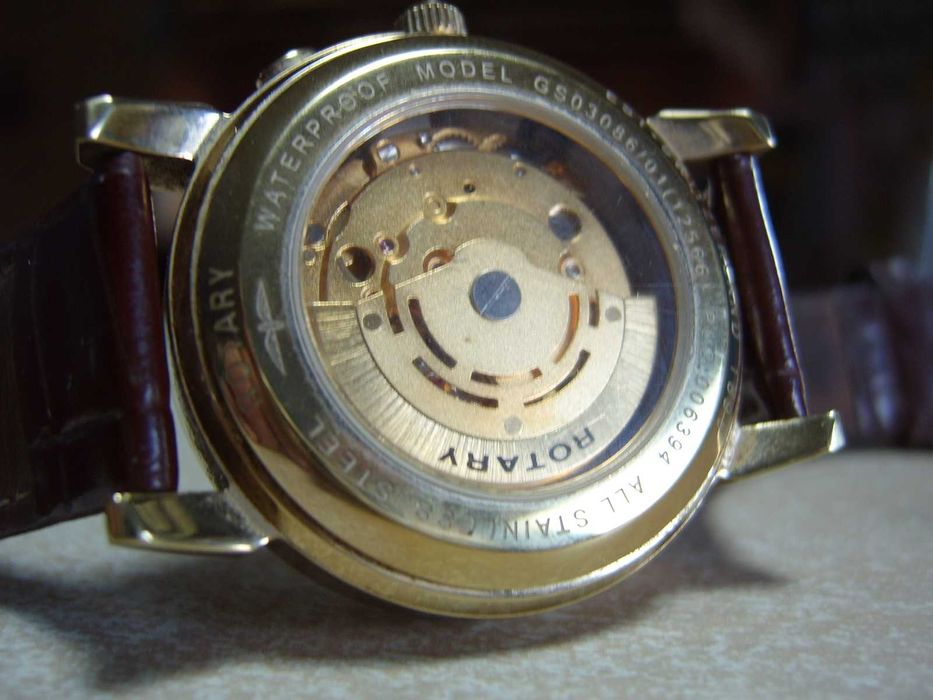 Rotary GS03086/01 Automat zegarek Panda Unisex