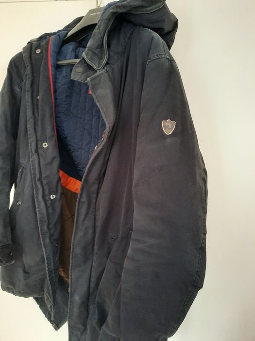 Parka Scotch &Soda navy blue
