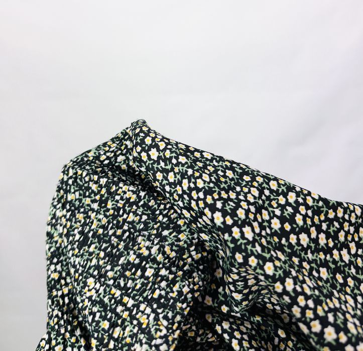 Zielona bluzka w drobne kwiaty S/M 36/38