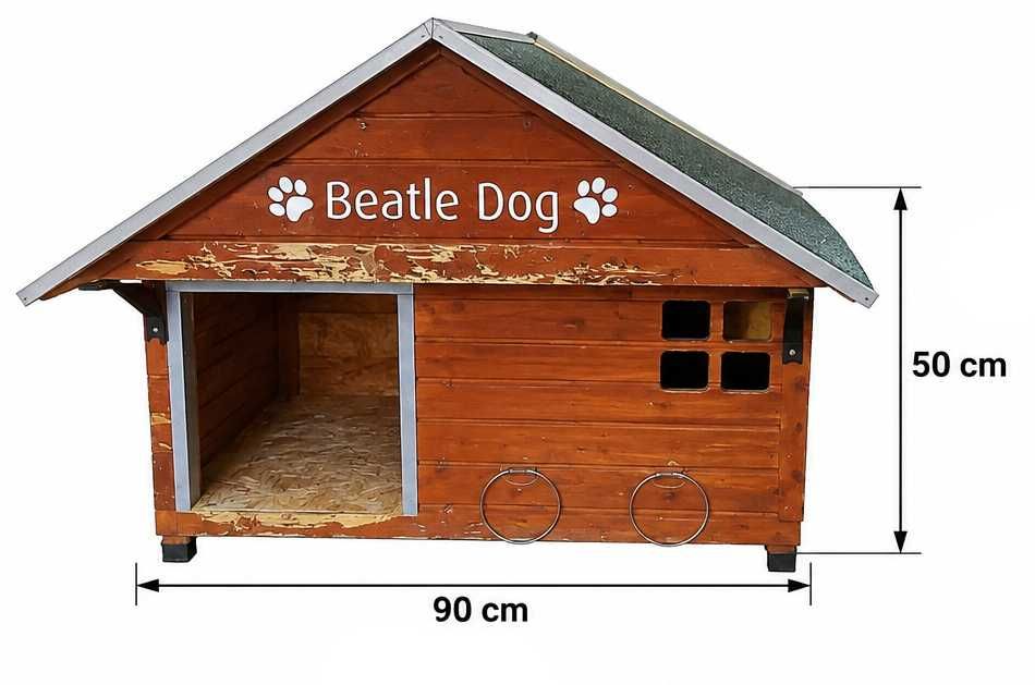 Casota de madeira para cão – grande e robusta