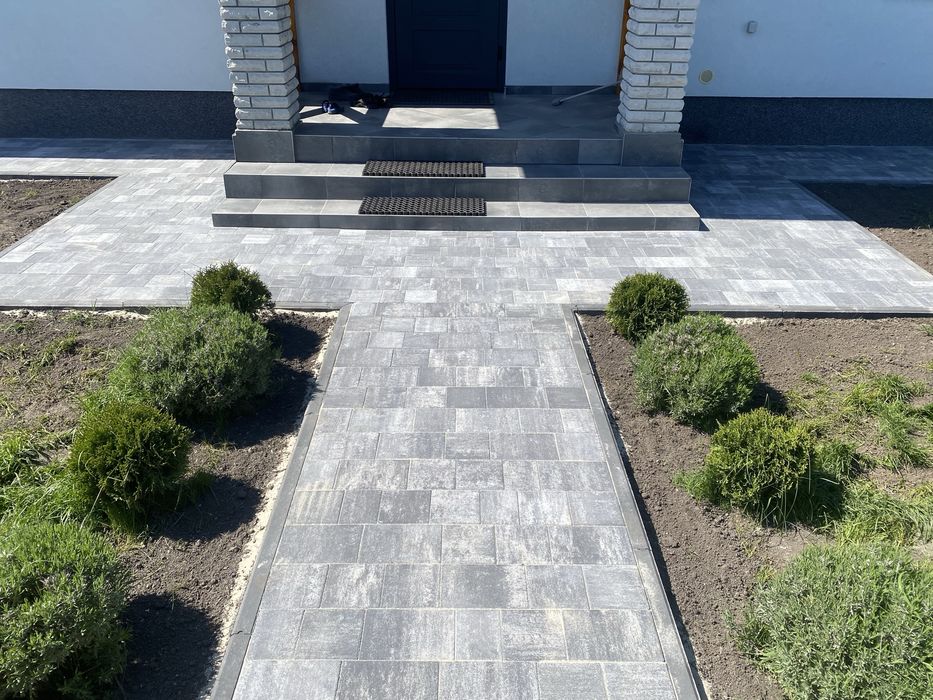 Укладка тротуарной плитки(гарантия на работы)