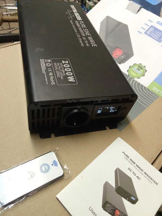 Інвертор з чистою синусоїдою Datouboss 12V-220V,2000W/4000W PSW-2000W