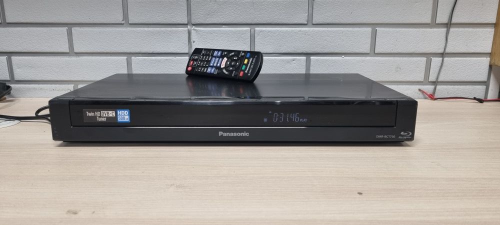 Nagrywarka Blu ray Panasonic DMR-BCT730, dvb-c,HDD 500G