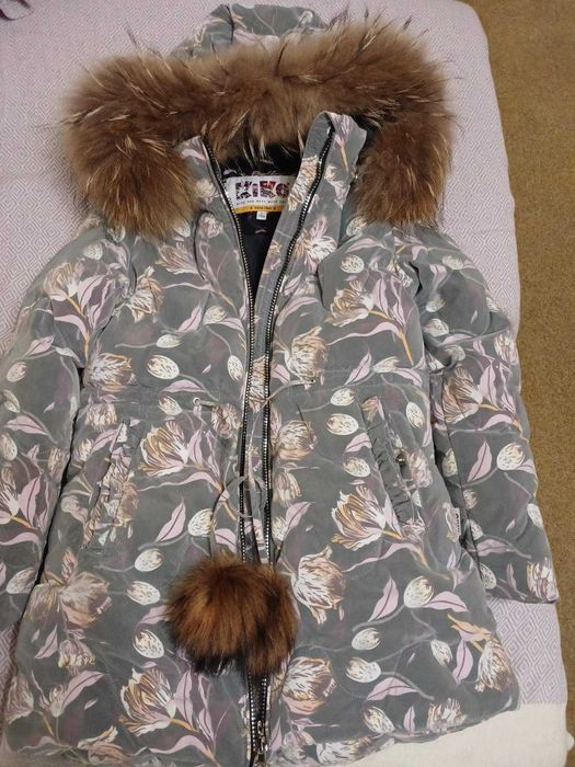 Зимняя куртка для девочки, р-р.128