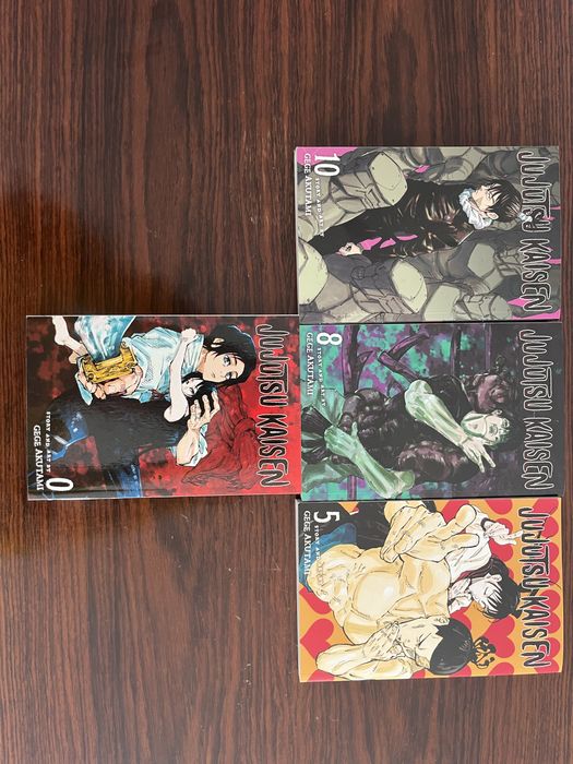 Manga- Jujutsu Kaisen Vol. 0,5,8,10