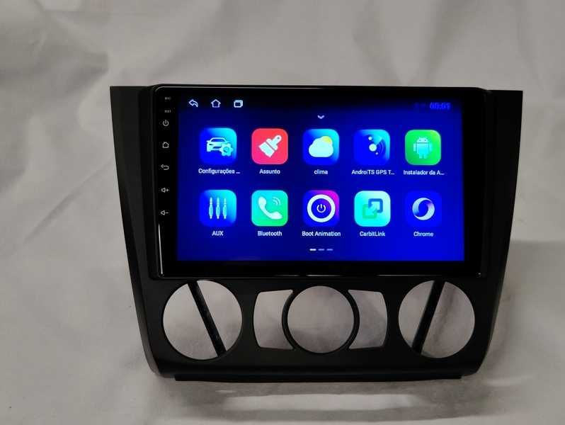 Rádio 2 DIN Android para BMW Serie 1 E87 E81 E82 E88 – AC Manual