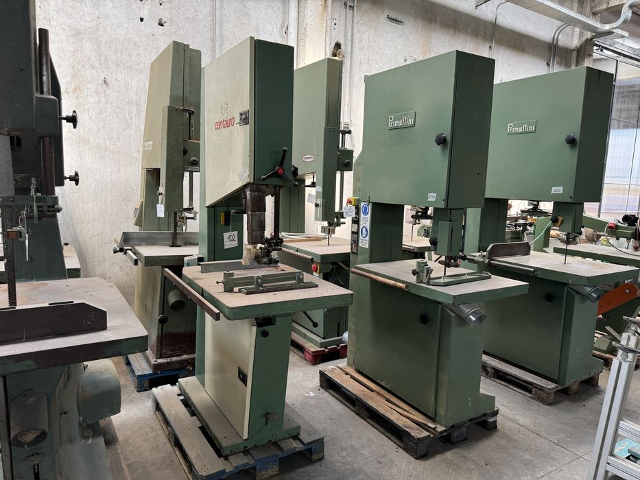 Стрічкопильні верстати CENTAURO, MEBER, PRIMULTINI..