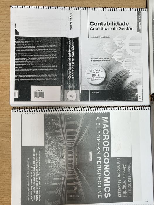 Livros de estudo obrigatório economia/finanças/gestão