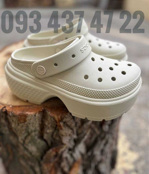 Жіночі Крокси Сабо на Платформі Stomp Clog  Crocs Crocs Stomp Clog