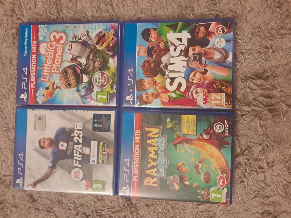 Sprzedam konsole ps 4 slim + 2 kontrolery + 7 gier