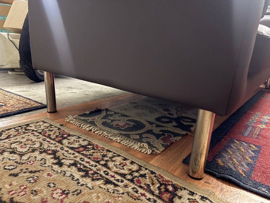 sofá novo IKEA cor chocolate