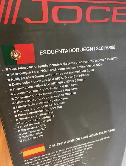 Jocel gas natural low nox tech JEGN12L015808 zeus