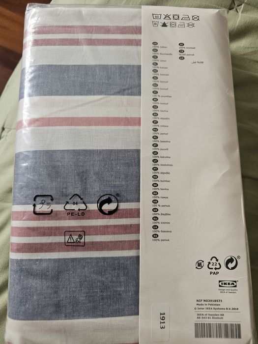 Roupa de cama, Nova, nunca foi usada. Ikea Solteiro.