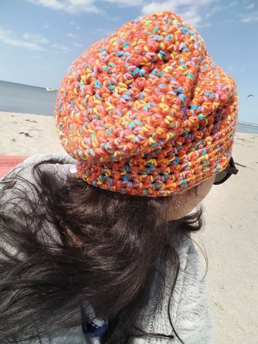 Szydełkowa czapka beanie