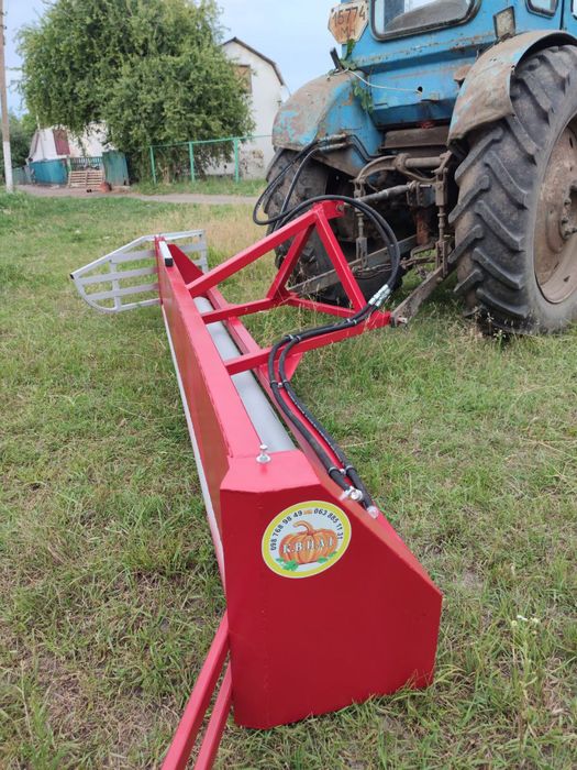 Згортач, валкоутворювач гарбузів, згортач гарбузів у валки