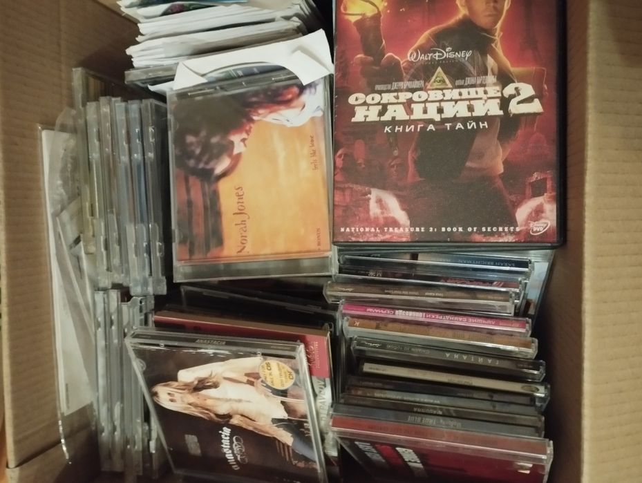Диски cd-dvd кіно-музика