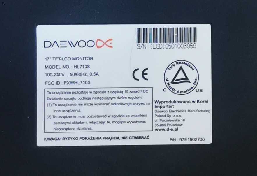 Klasyczny PC pod biurko, sprawdzony, komplet z monitorem