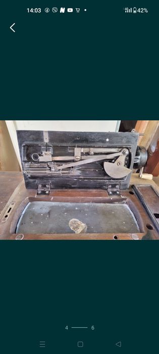 Старинная швейная машина Clemens Muller