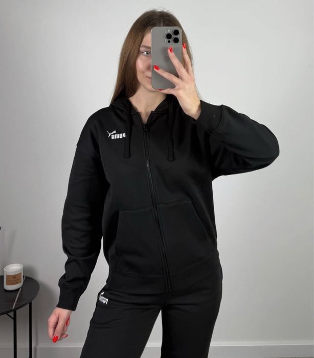 Жіночий Костюм Пума Puma Essentials Full-Zip Logo