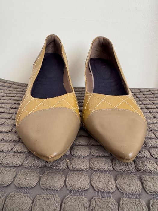 Scarpin de couro legítimo
