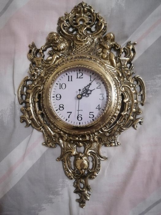 Zegar mosiądz wiszący