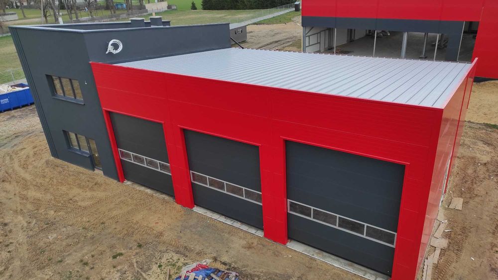 HALA magazynowa / garażowa - konstrukcja budowa